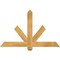 Ekena Millwork Kennewick Rough Sawn Timber Gable Bracket, Western Red Cedar, 48"W x 30"H x 2"D x 4"F, 15/12 Pitch GBW048X30X0204KEN00RWR - alternate 1